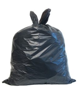 Black refuse bag