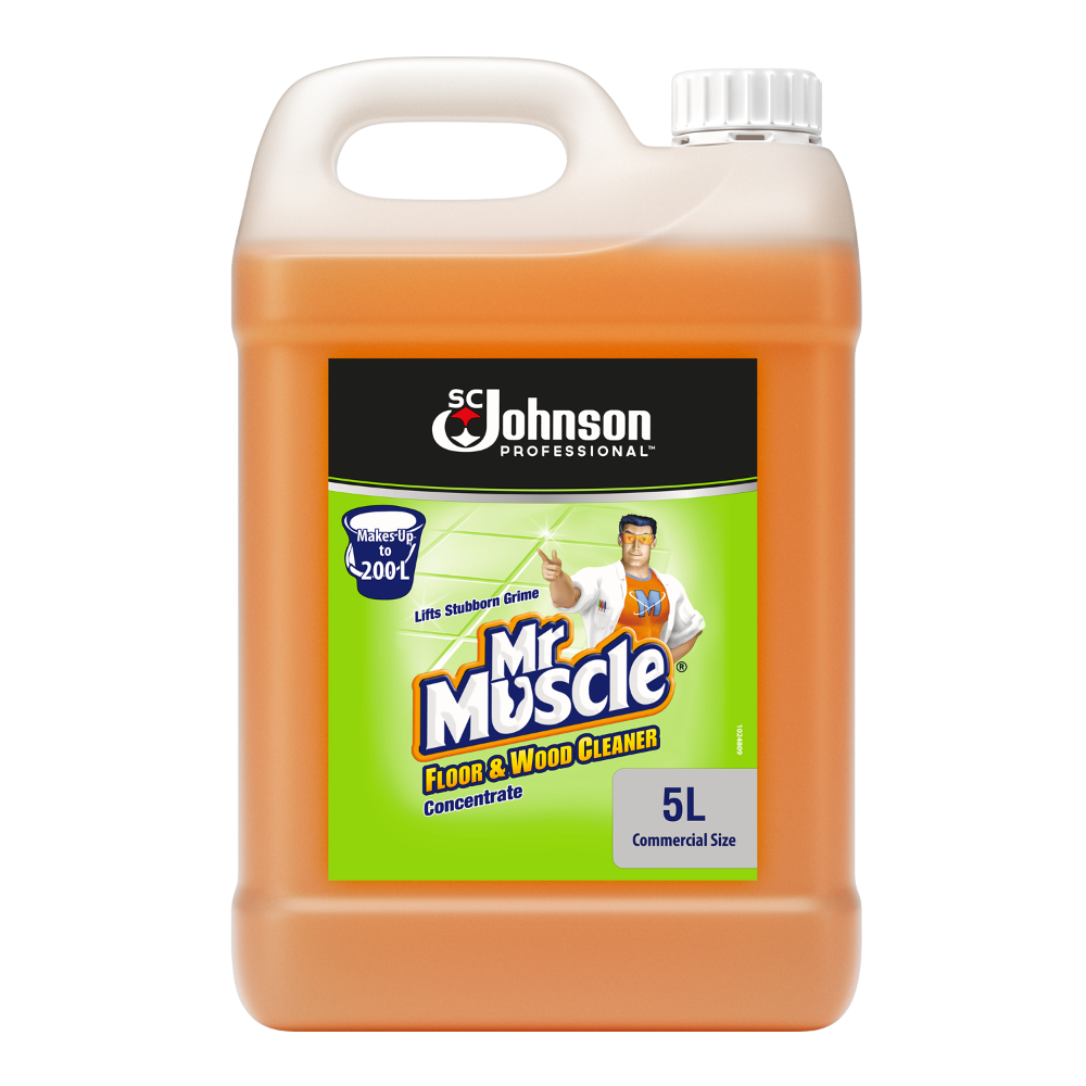 Mr Muscle Floor and Wood Cleaner 2x5L 688173 James Mutch Ltd